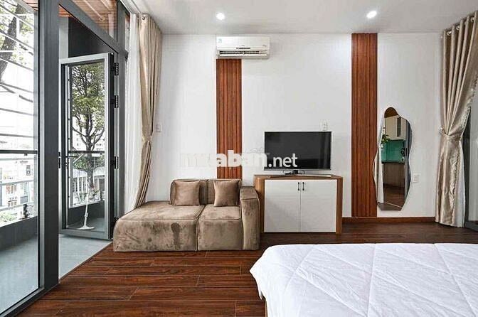 CHO THUÊ CĂN HỘ FULL NỘI THẤT TÁCH BẾP CÓ BAN CÔNG GẦN BỜ KÈ HOÀNG SA