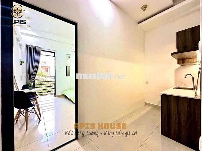 CHO THUÊ CHDV 1PN TÁCH BẾP FULL NỘI THẤT CÓ BANCOL THOÁNG GẦN ĐẦM SEN