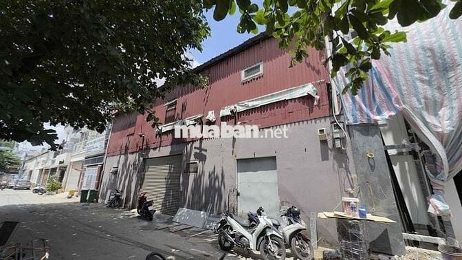 Nhà xưởng ngang 16m5 dài 12m, 400m sàn đường 12m Phan Huy Ích