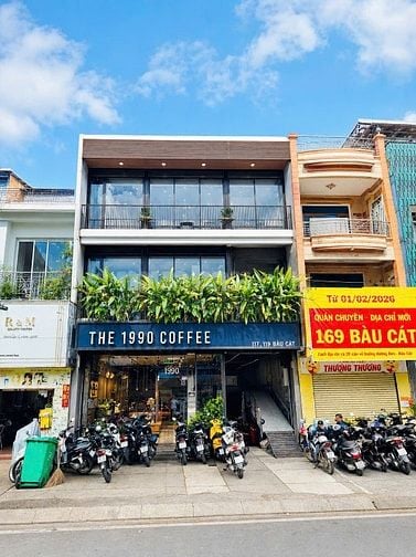 Cho thuê nhà mặt tiền 117-119 Bàu Cát Đôi,8x18m,1 trệt 2 lầu,Giá 120