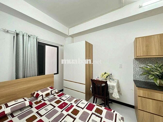 cho thuê studio ban công full nt gần lotte,rmit,tdtu dễ đi qua q1,4,8