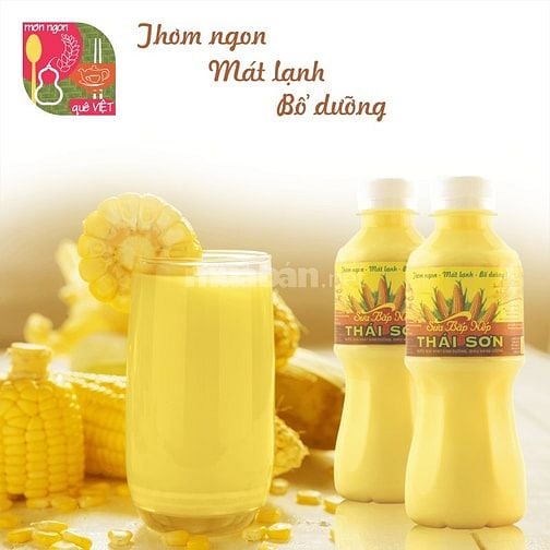 Sữa Bắp Nếp Thái Sơn – Thức uống thơm ngon từ bắp nếp tự nhiên