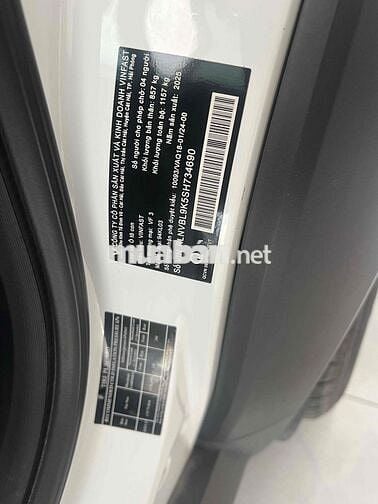 VinFast VF3 bản mua pin 2025 Trắng