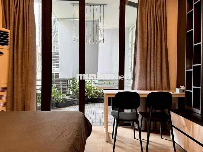 Cho Thuê 1pn ban công ngay Chợ Bà Chiểu Cầu Bông Bình Thạnh mới xây