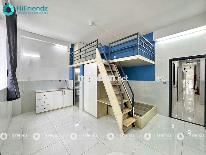 CHO THUÊ CHDV FULL NỘI THẤT - CỬA SỔ TO - VƯỜN LÀI