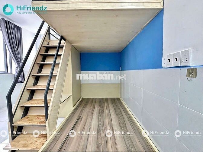 CHO THUÊ CHDV FULL NỘI THẤT - CỬA SỔ TO - VƯỜN LÀI