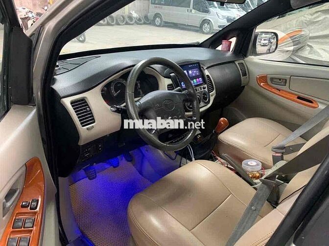 Toyota Innova J lên E 2007 Vàng cát Số sàn