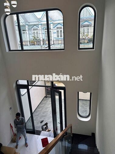 Nhà 4x21m, 1 lầu, 3PN, đường Liên xã, thị trấn Cần Giuộc, Long An.