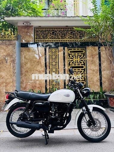 Kawasaki W175 Đặc biệt Trắng xe nguyên bàn đẹp