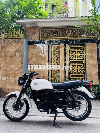 Kawasaki W175 Đặc biệt Trắng xe nguyên bàn đẹp