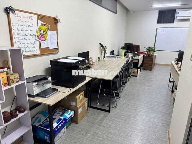 VP Đầy đủ bàn ghế, giá mềm 6,5 tr - 60 m2( 10 người)
