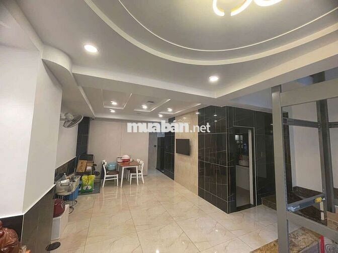 Hẻm Xe Hơi_ Hầm+ 5 Tầng_ 8 Phòng 9 Wc_ Full Nội Thất