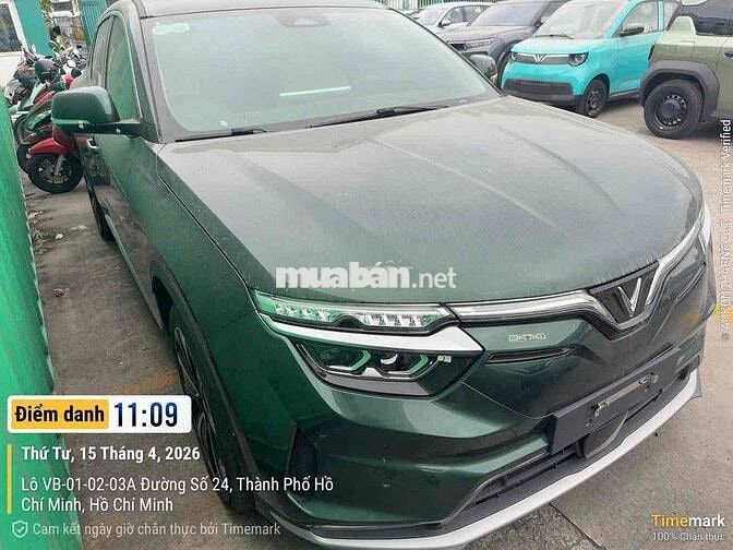 Bán Xe Lướt màu lạ VinFast VF8 Plus 2024 Xanh rêu