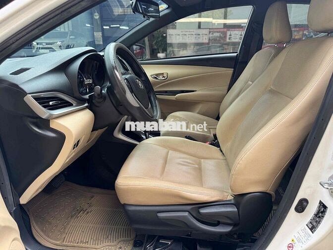 Toyota Yaris 1.5G CVT 2018 Trắng 65.000 Km