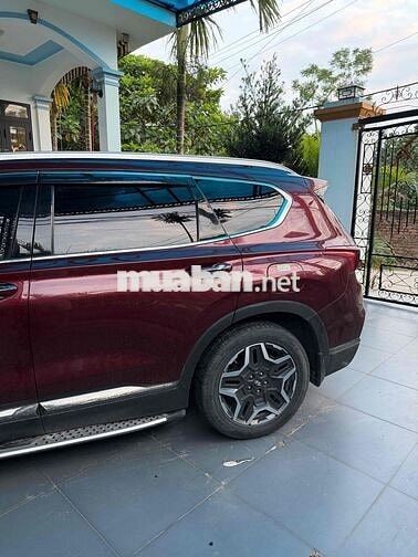 Hyundai SantaFe Premium 2021 Số tay 58.000 km Đỏ