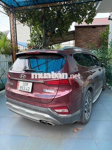 Hyundai SantaFe Premium 2021 Số tay 58.000 km Đỏ