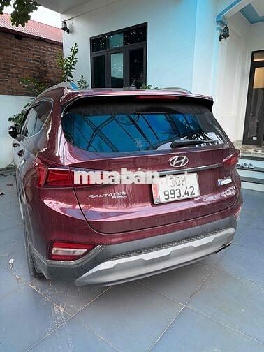Hyundai SantaFe Premium 2021 Số tay 58.000 km Đỏ