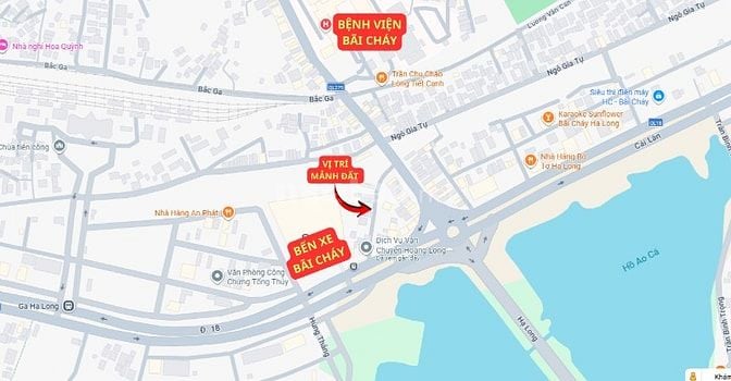 Bán đất mặt đường Giếng Đáy, Hạ Long - 121m2, cạnh Bến xe Bãi Cháy