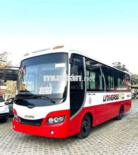 Samco Universe X mini 2015 29 chỗ Đỏ, Trắng 21 vạn