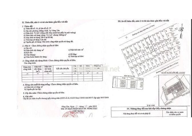 Bán Đất Tái Định Cư DIC phường Thắng Nhất