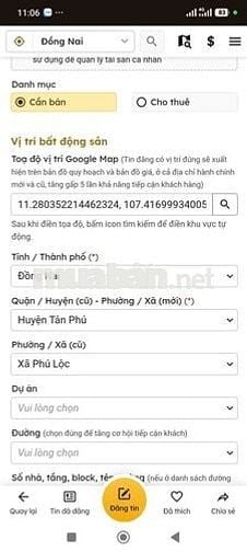 đất trồng cây lâu năm và đất ở