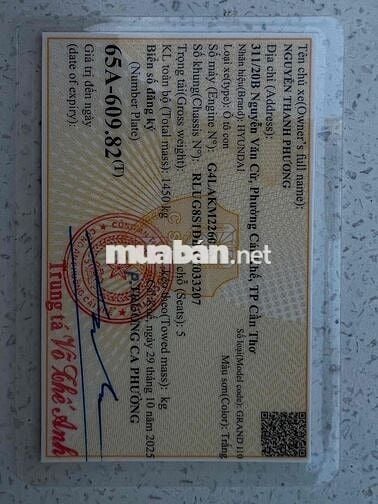 Hyundai Grand i10 2019 Trắng 44276 km