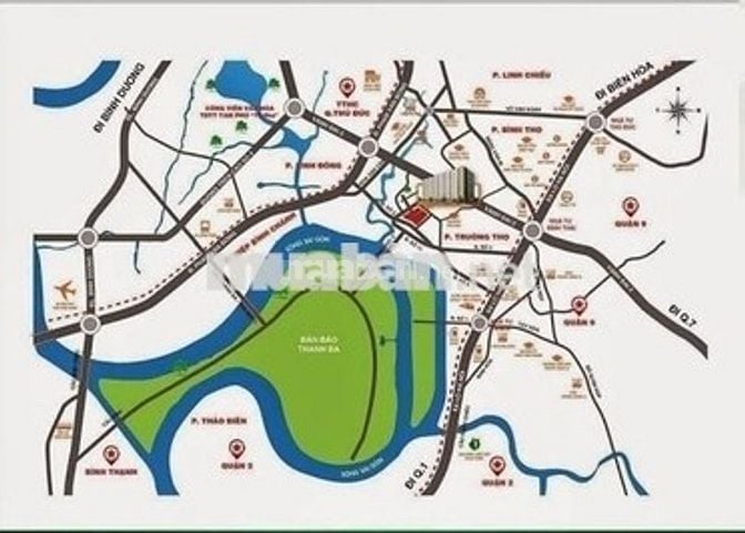 Cho thuê căn hộ 55m2 , 1WC, 1 PN ... tầng cao , thoáng mát