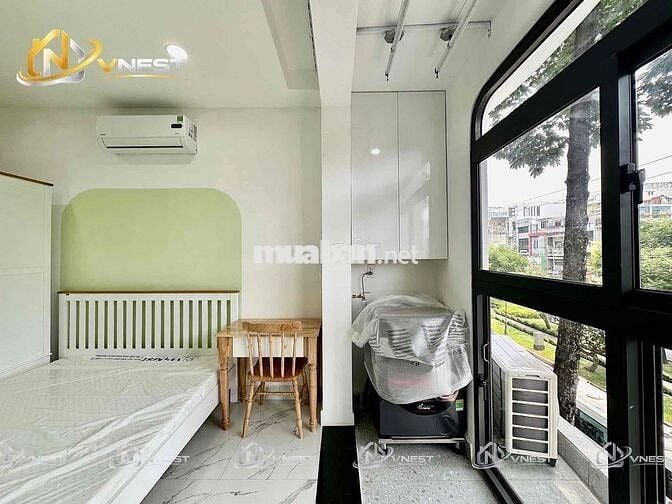 CHO THUÊ CĂN HỘ FULL NỘI THẤT BAN CÔNG MỚI GẦN BỜ NHÀ THỜ TÂN ĐỊNH Q1