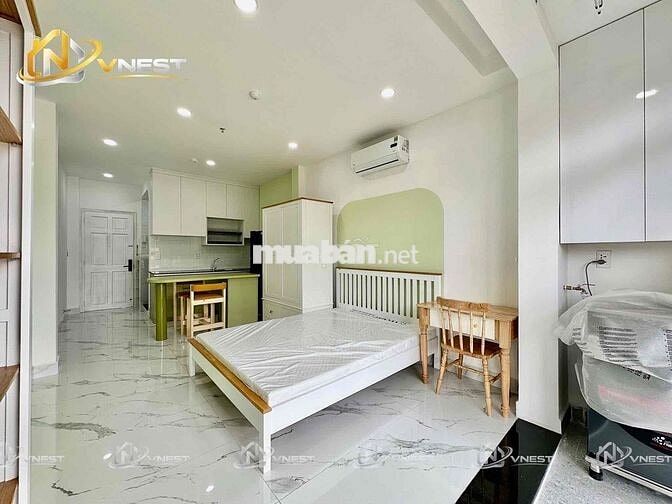 CHO THUÊ CĂN HỘ FULL NỘI THẤT BAN CÔNG MỚI GẦN BỜ NHÀ THỜ TÂN ĐỊNH Q1