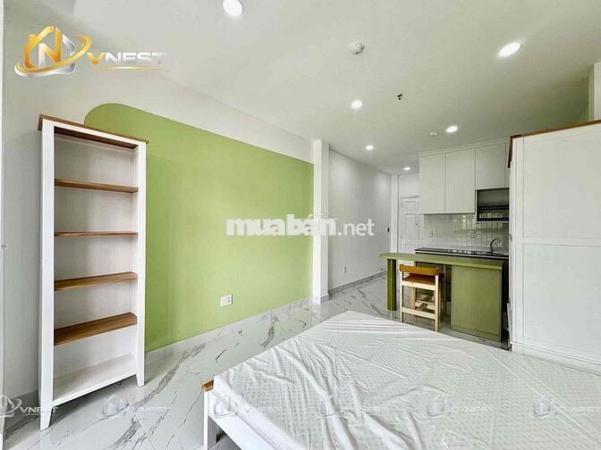 CHO THUÊ CĂN HỘ FULL NỘI THẤT BAN CÔNG MỚI GẦN BỜ NHÀ THỜ TÂN ĐỊNH Q1