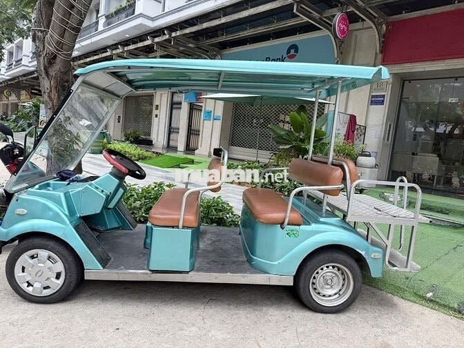 Xe điện Sanyo 4-6 chỗ màu Xanh ngọc