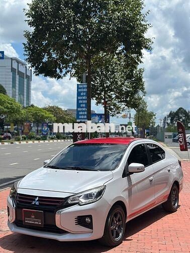 Mitsubishi Attrage CVT 2020 Trắng 45.000 km