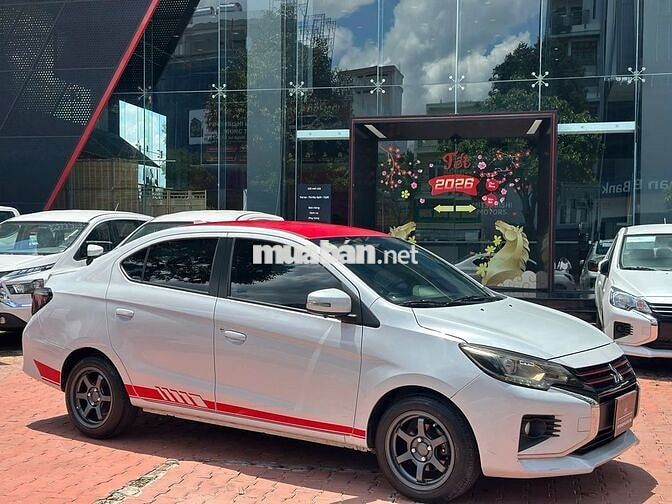 Mitsubishi Attrage CVT 2020 Trắng 45.000 km