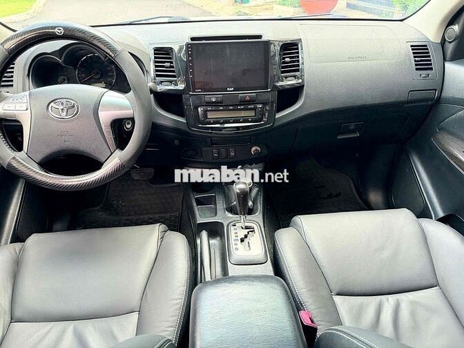 Toyota Fortuner 2014 2 cầu bản full Trắng