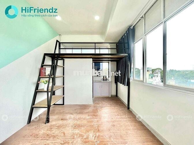 phòng trọ giá rẻ, thang máy, mặt tiền đường, cách UEH 300m
