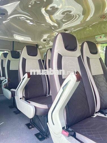 Ford Transit Luxury 2015 Bạc 16 chỗ