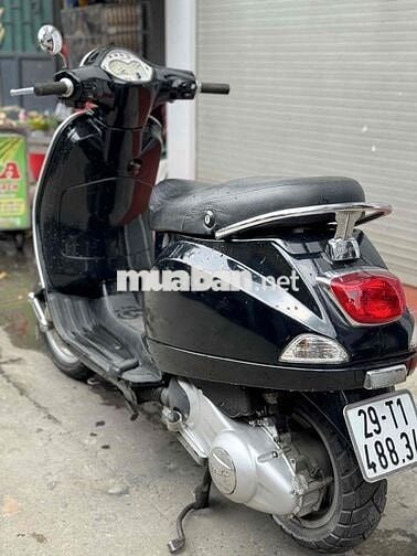 Piaggio Vespa Đen phun xăng điện tử xe đẹp