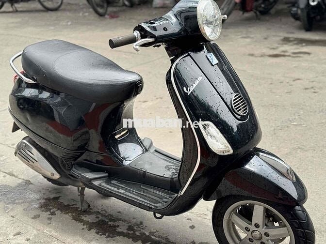 Piaggio Vespa Đen phun xăng điện tử xe đẹp