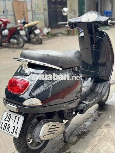 Piaggio Vespa Đen phun xăng điện tử xe đẹp