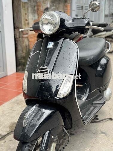 Piaggio Vespa Đen phun xăng điện tử xe đẹp