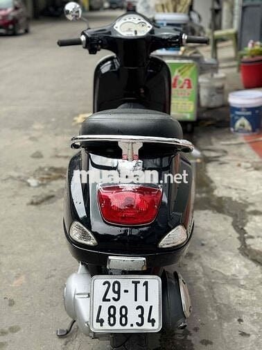 Piaggio Vespa Đen phun xăng điện tử xe đẹp