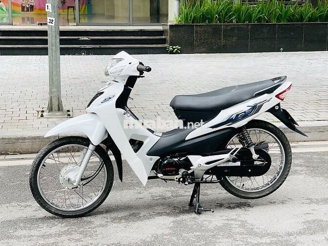 Wave 50cc Trắng Đèn Led Đời Mới Mới Đi 2500km