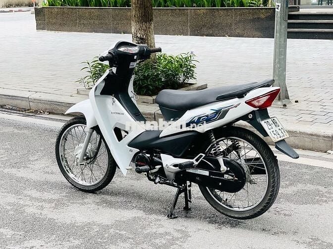 Wave 50cc Trắng Đèn Led Đời Mới Mới Đi 2500km