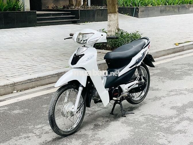 Wave 50cc Trắng Đèn Led Đời Mới Mới Đi 2500km