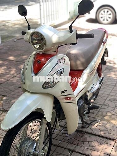 SYM Angela 50cc Trắng đỏ