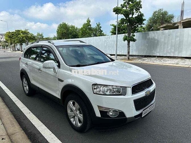 Chevrolet Captiva 2013 Trắng 7 chỗ Tự động