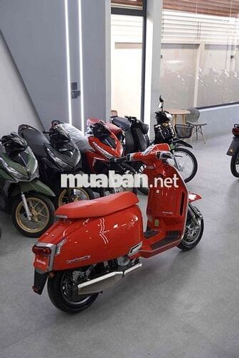 Lambretta G350 2023 Đỏ odo 132 km chưa đăng kí !!