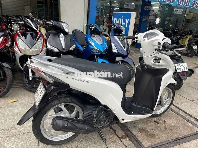 Honda Vision 2018 Trắng Đã sử dụng