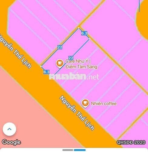 BÁN LÔ ĐẤT VIEW CÔNG VIÊN KDC PHONG BẮC - 140M2 - NGANG 6,5M - 3 MẶT T