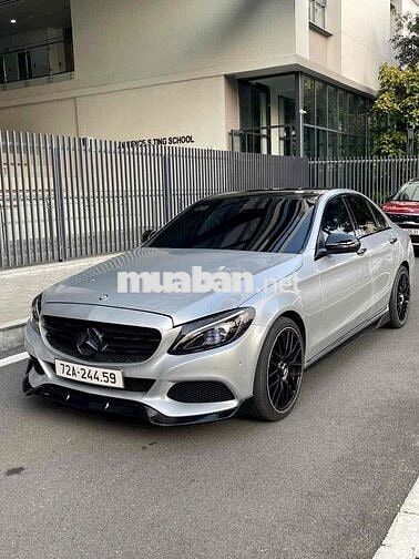 Mercedes C200 2015 Bạc 100000 km